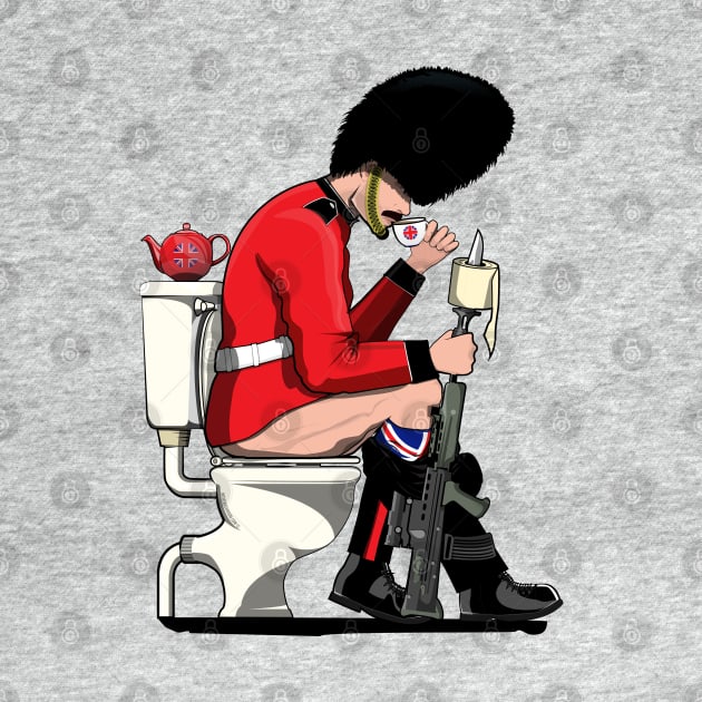 British Soldier on the Toilet by InTheWashroom